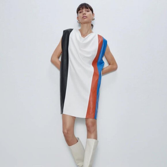 Zara Faux leather dress - Picture 5 of 10